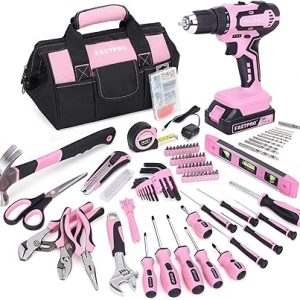 pink cordless lithium-ion drill driver