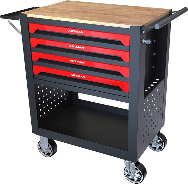 4 Drawers Tool Cart